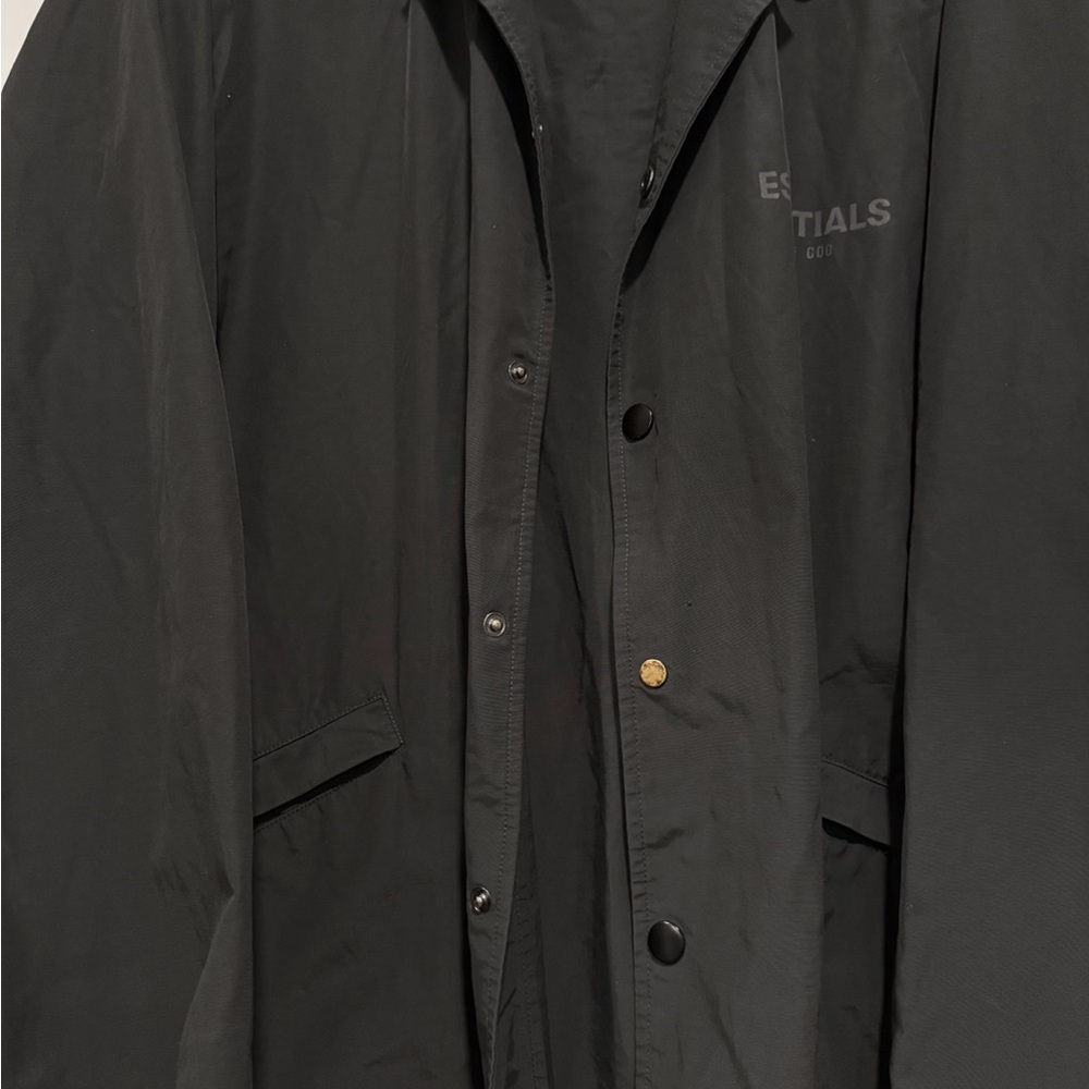 Essentials Black Coach Jacket - image 4